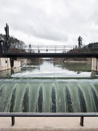 Wasserkraftwerk Hagneck am Bielersee