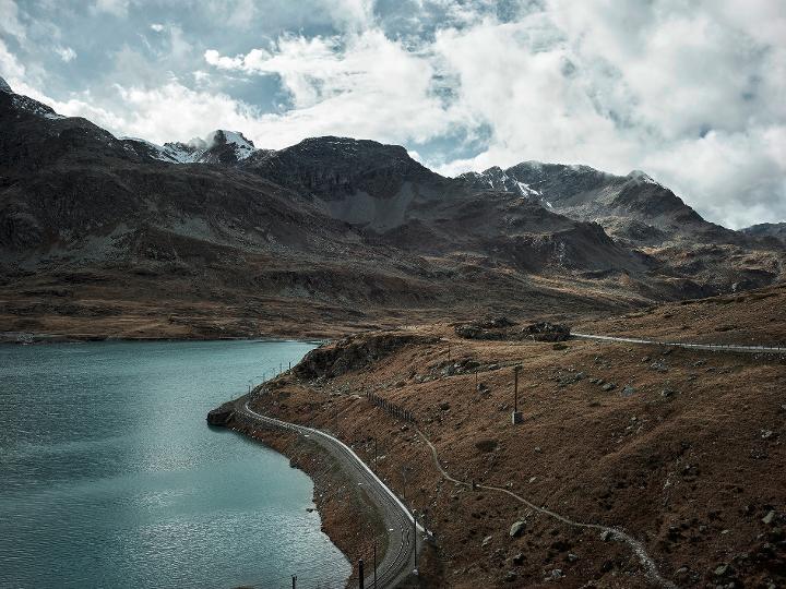 180° Bernina Süd-Nord, Engadin, Schweiz