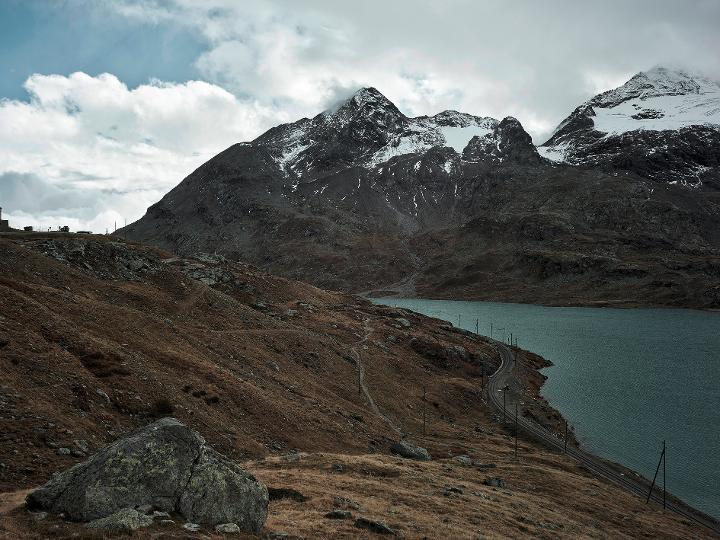 180° Bernina Süd-Nord, Engadin, Schweiz