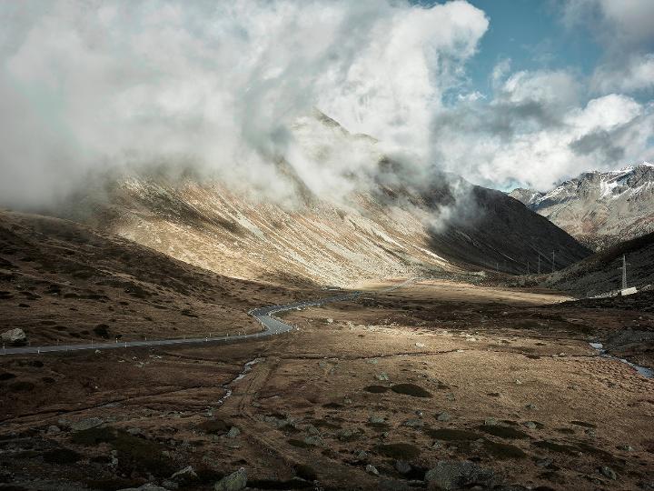 180° Julierpass West-Ost, Schweiz